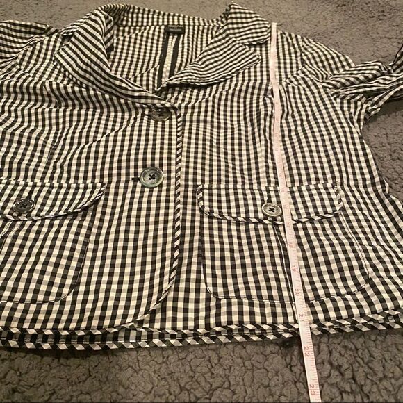 Tribal Checkered Raincoat - Picture 6 of 9